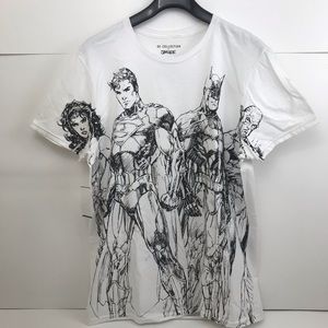 New Jim Lee DC Comics Hero’s Graphic T-shirt